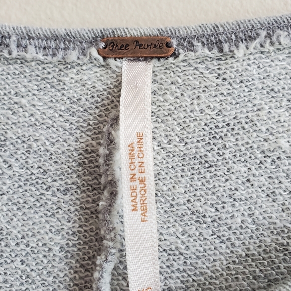 Free People Rope Tie Pullover Sweatshirt XS - Picture 8 of 8